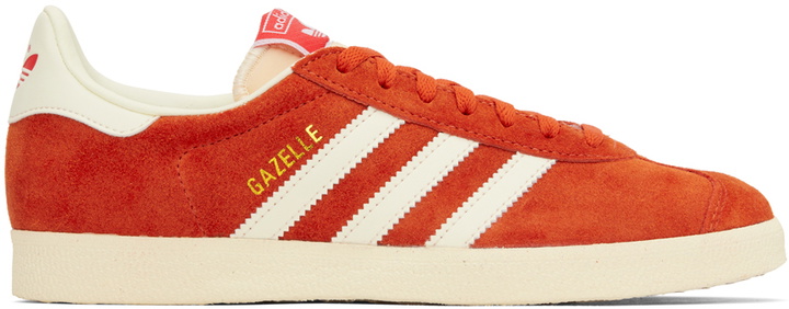 Photo: adidas Originals Orange Gazelle Sneakers