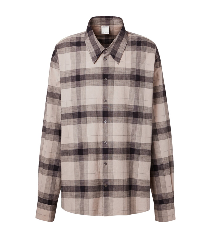 Photo: Calvin Klein Collection Tyson checked cotton shirt