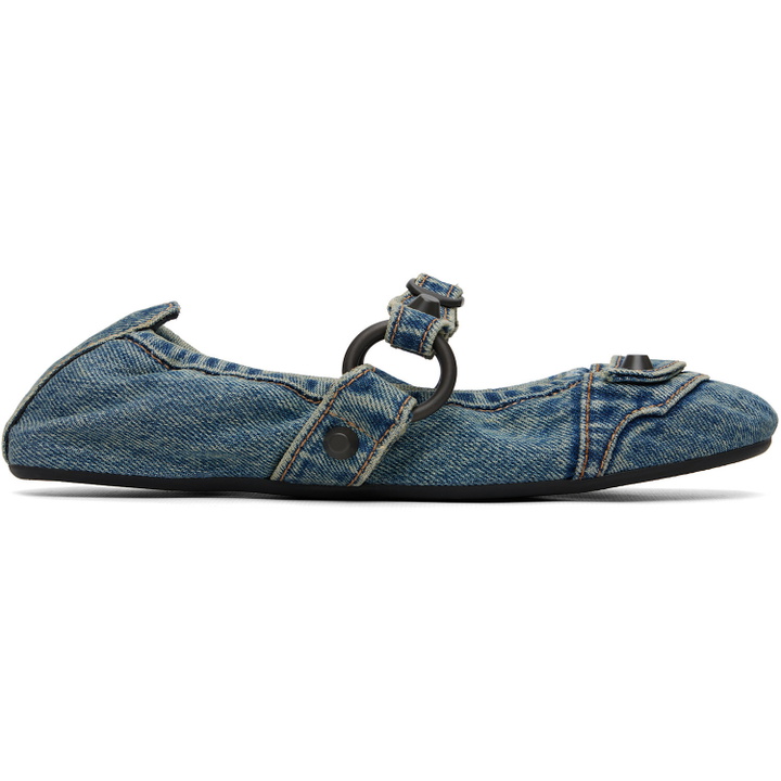 Photo: Balenciaga Blue City Ballerina Flats