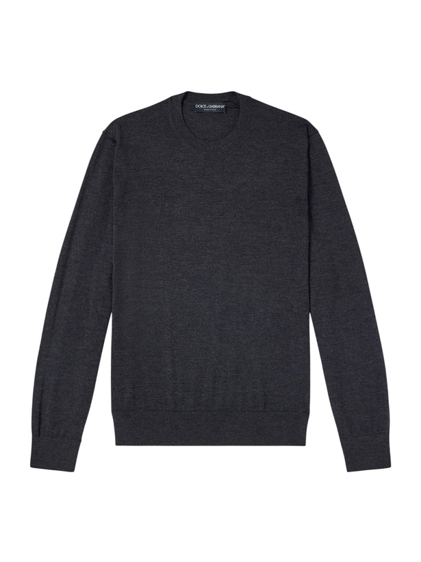 Photo: Dolce&Gabbana - Cashmere Sweater - Black