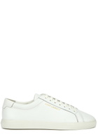 Saint Laurent Andy Leather Sneakers White