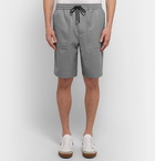 AMI - Virgin Wool-Twill Drawstring Shorts - Men - Gray