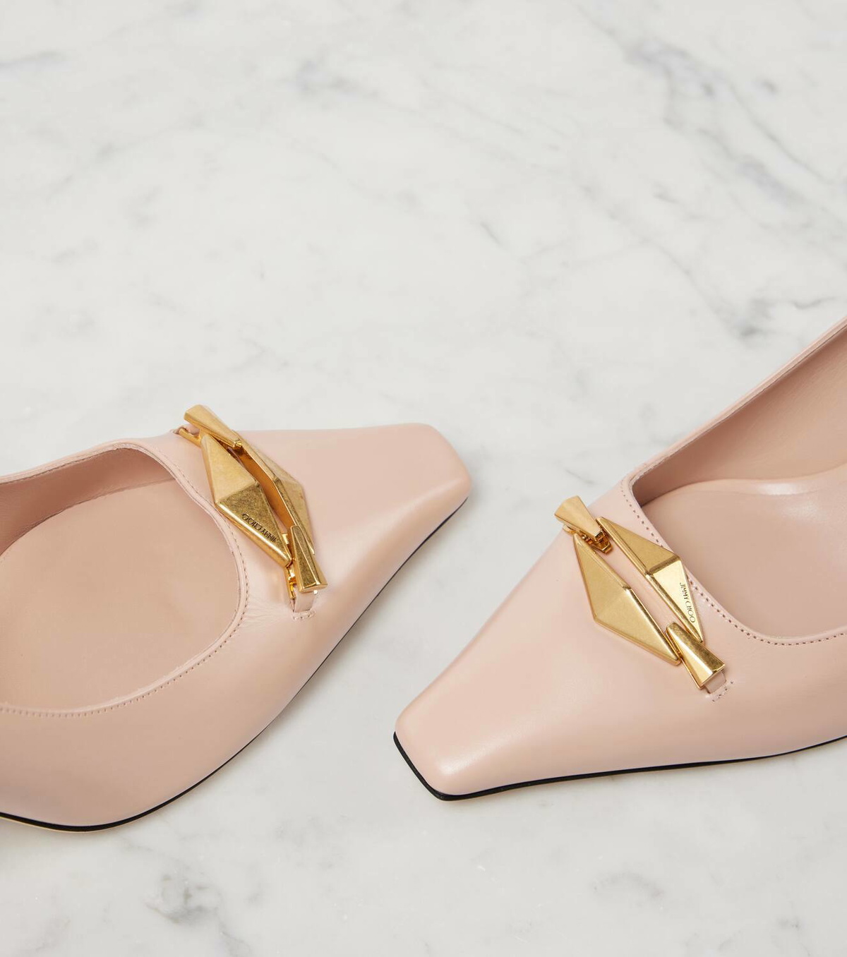 Jimmy Choo Ryker 70 embellished leather pumps Jimmy Choo