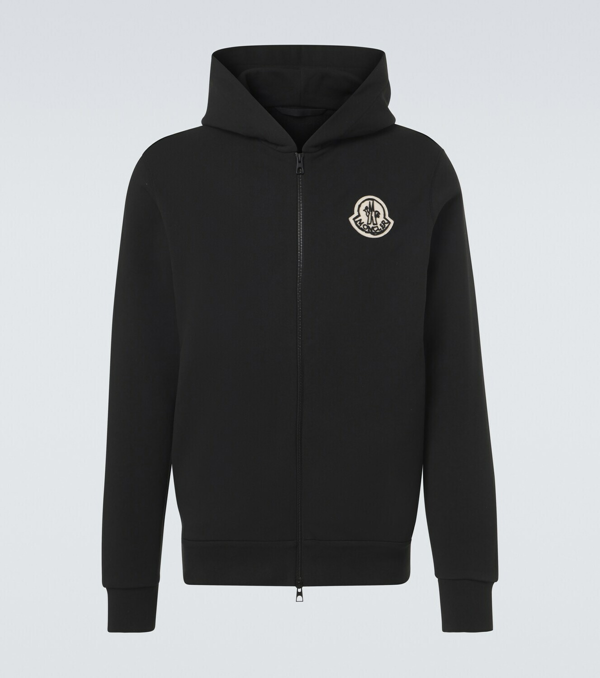 Moncler Logo cotton zip-up hoodie