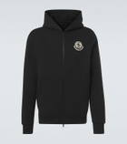 Moncler Logo cotton zip-up hoodie