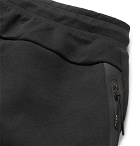 Nike - Slim-Fit Tapered Cotton-Blend Tech Fleece Sweatpants - Black
