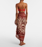 Johanna Ortiz Printed cotton beach coover-up