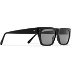 Cubitts - Tankerton Rectangle-Frame Acetate Sunglasses - Black