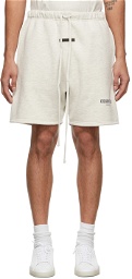 Essentials SSENSE Exclusive Off-White Fleece Shorts