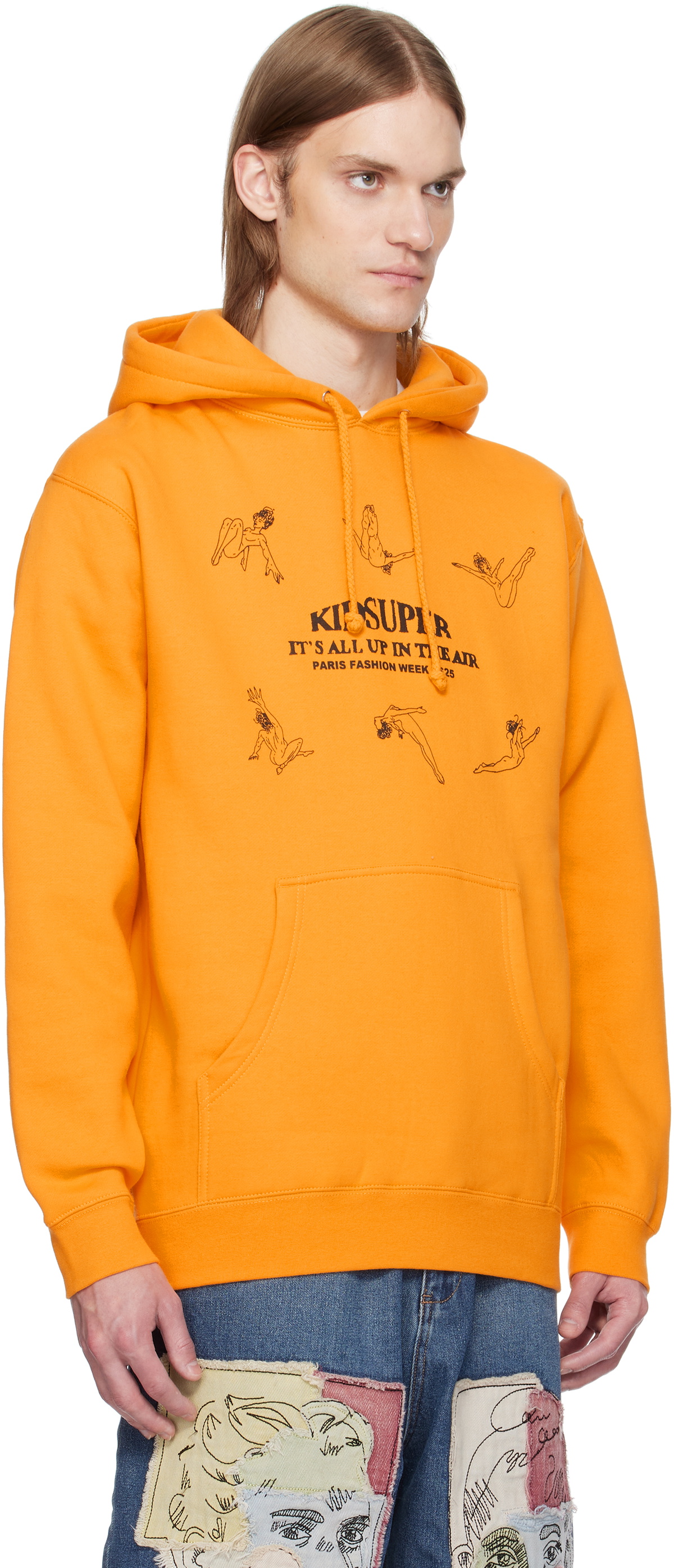 KidSuper Yellow 'It's All Up In Air' Acrobats Hoodie