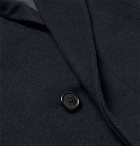 Dunhill - Wool and Cashmere-Blend Overcoat - Men - Navy