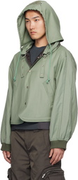 FFFPOSTALSERVICE Khaki Reia Hooded Parachute Jacket