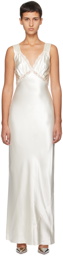 Reformation Off-White Chania Maxi Dress