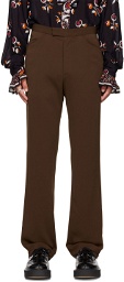 Anna Sui SSENSE Exclusive Brown Trousers