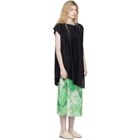 PLEATS PLEASE ISSEY MIYAKE Black A-POC Sea Glass Top