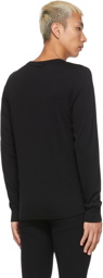 Visvim Black Visvim Sport Logo Long Sleeve T-Shirt