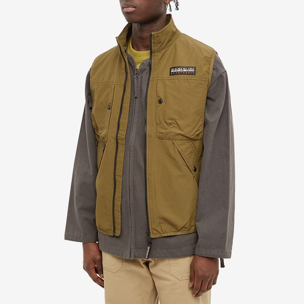 Napapijri Olive Utility Gilet