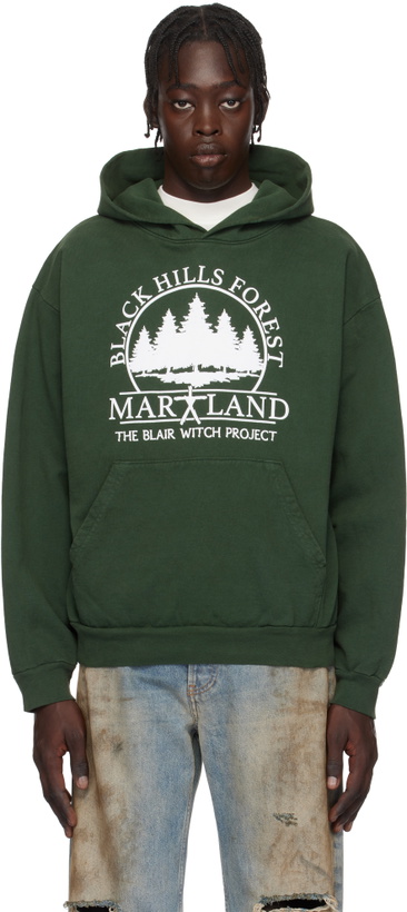 Photo: Online Ceramics Green The Blair Witch 'Black Hills Forest Map' Hoodie