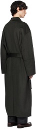 Nanushka Black Lucian Coat