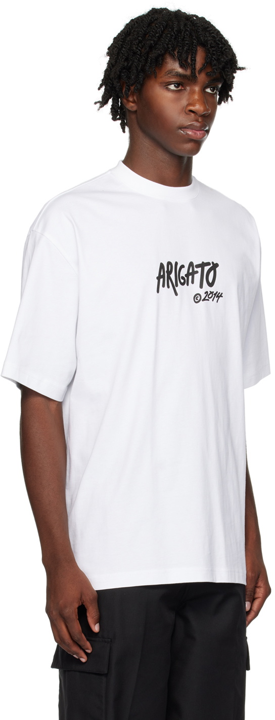 【関税込み】Axel Arigato グレー Motto Tシャツ AXEL ARIGATO - Typo Summer T-Shirt