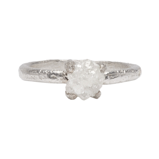 【関税込み】Pearls Before Swine リング Pearls Before Swine Silver Raw Diamond Ring Pearls Before Swine