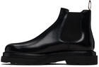 Paul Smith Black Leather Beard Chelsea Boots