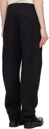 Mugler Black Light Fleece Track Pants