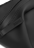 Rains Mini Rubberised Belt bag - Black - One Size