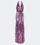 Jenny Packham Lisette embellished gathered gown
