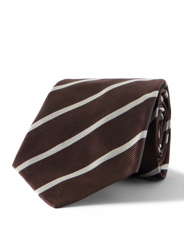 Photo: Ralph Lauren Purple label - 8.5cm Striped Silk-Twill Tie