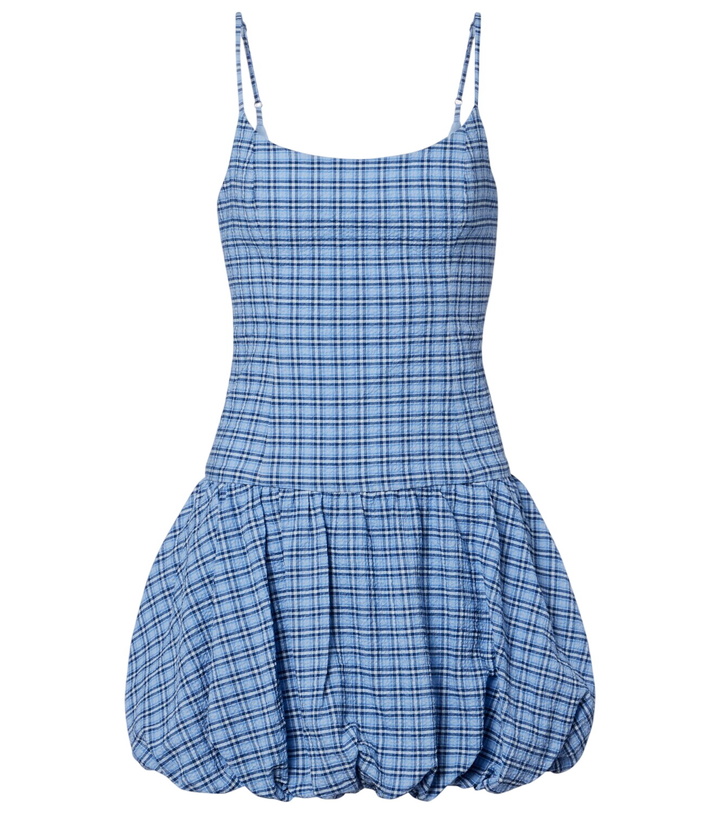 Photo: Faithfull Pelea checked cotton minidress