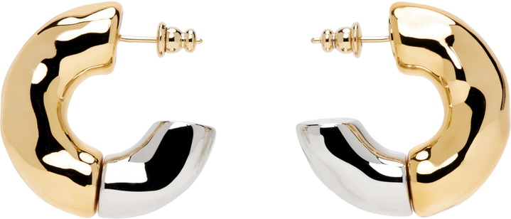 Photo: AMI Paris Brass Dune Hoop Earrings