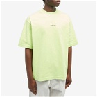 Acne Studios Men's Extorr Stamp T-Shirt in Fluo Green