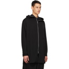 Yohji Yamamoto Black Zipper Hoodie