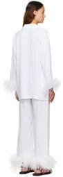 Sleeper White Party Pyjama Set
