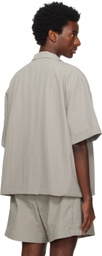 Seventh Gray Crinkled Shirt