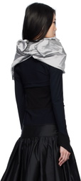 Paula Canovas Del Vas Black & Grey Puff Cardigan