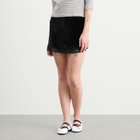 RIXO Women's Kornelia Mini Skirt in Black