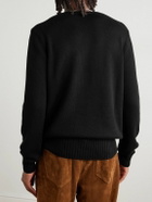 Givenchy - Logo-Embroidered Cotton Sweater - Black