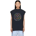 Balenciaga Black Spiral Crest T-Shirt