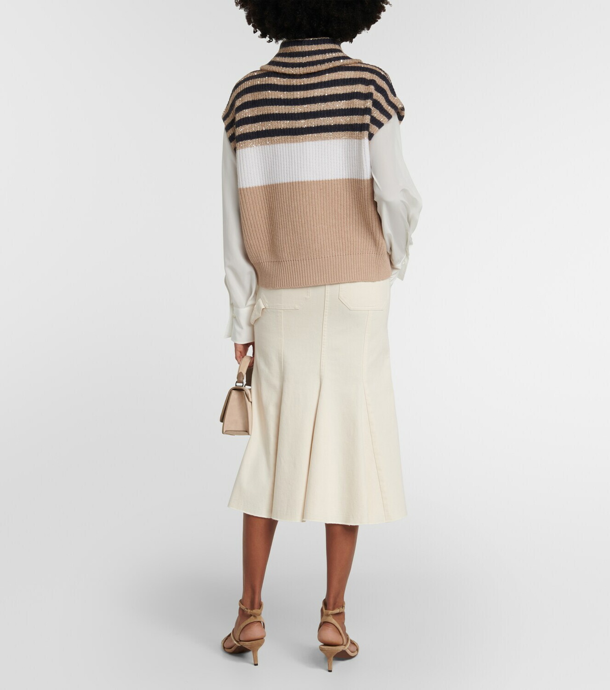 Brunello Cucinelli Wool, cashmere, and silk sweater