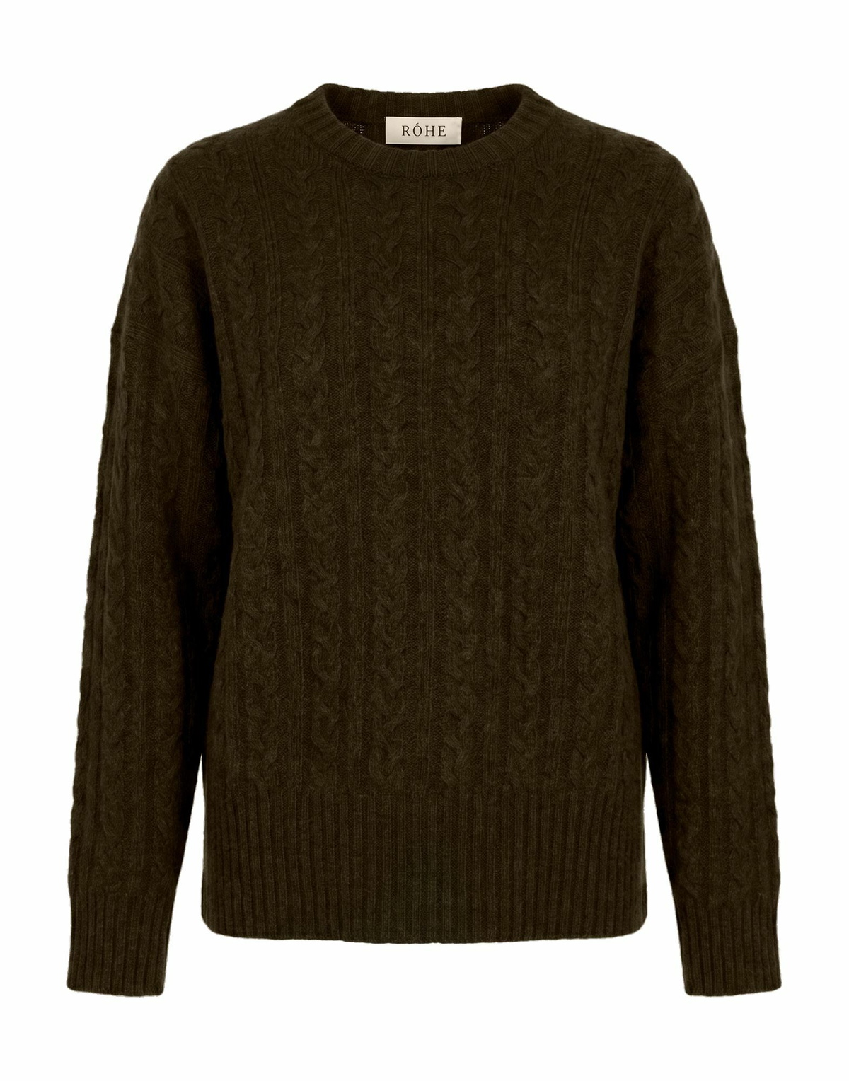 Róhe Womens Sweater Military in Green