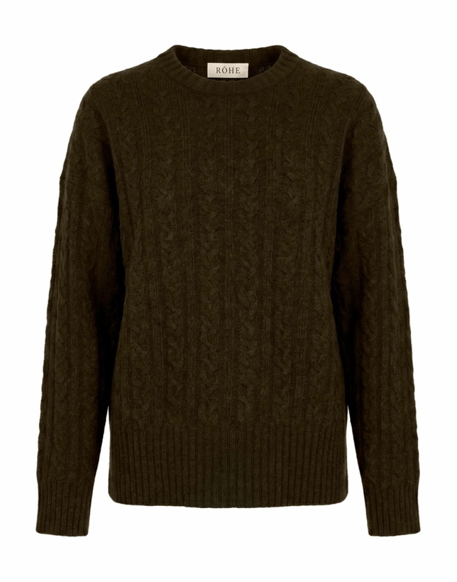 Photo: Róhe Womens Sweater Military in Green