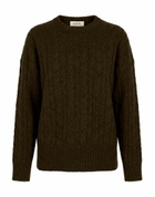 Róhe Womens Sweater Military in Green