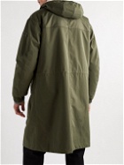 Yves Salomon - Cotton-Blend Parka with Detachable Shearling and Shell Hooded Down Liner - Green
