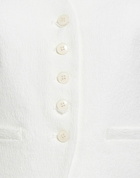 Barena Womens Tailored Vest in White