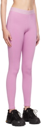 OTTI Purple Nylon Sport Leggings