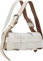 HODAKOVA White Buckle Baguette Bag