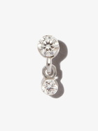 MARIA TASH 18K White Gold Invisible Set Dangle Diamond Earring