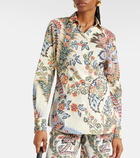 Etro Floral cotton-blend shirt